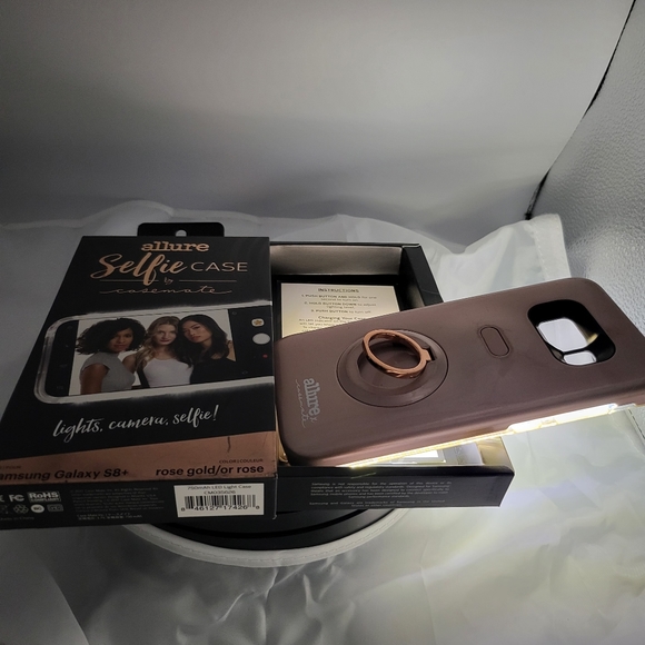 Allure (Case-Mate) Selfie Case for Samsung S8+ Rose Gold - Picture 6 of 12